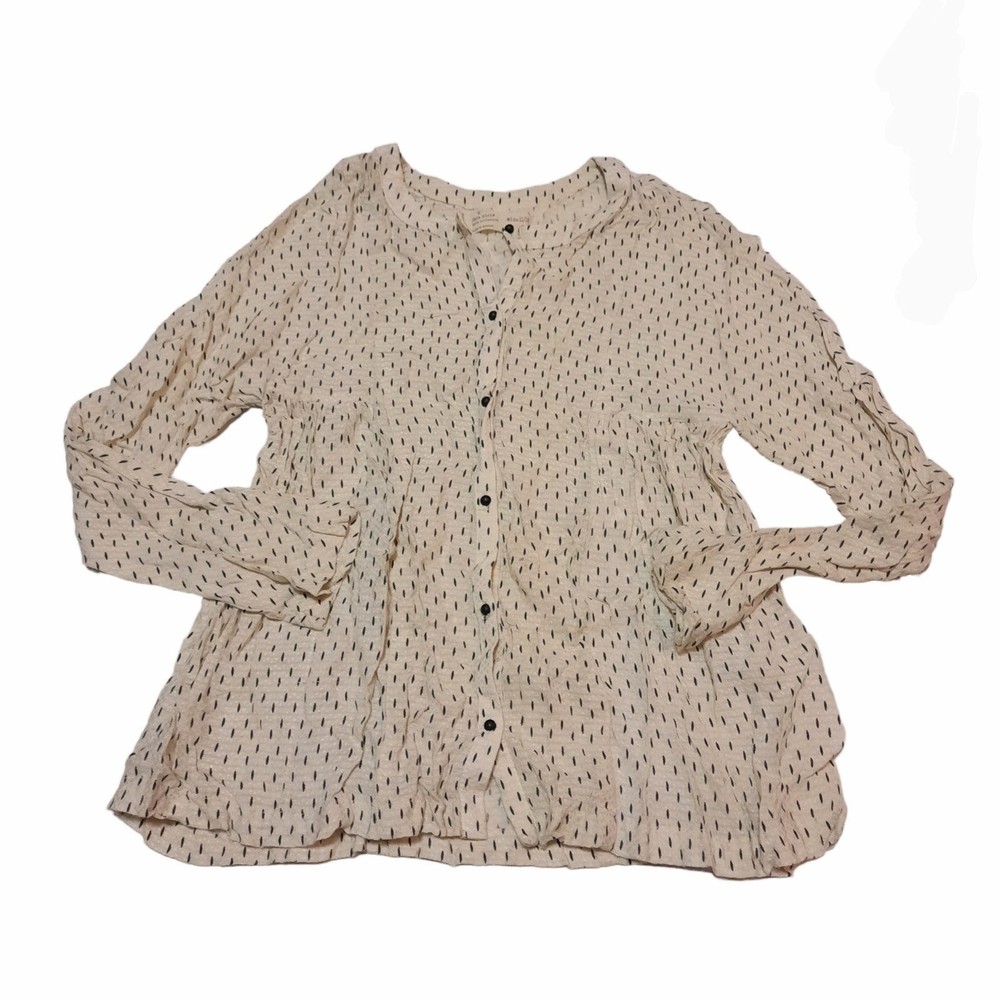 Zara Girls Geometric Textured Blouse 11/12